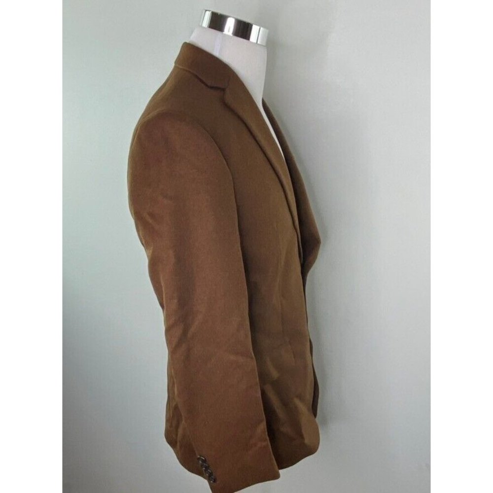 Lauren Ralph Lauren Mens $450 Luxury Wool/Cashmere Blazer Brown 36R Classic Fit - Picture 5 of 9